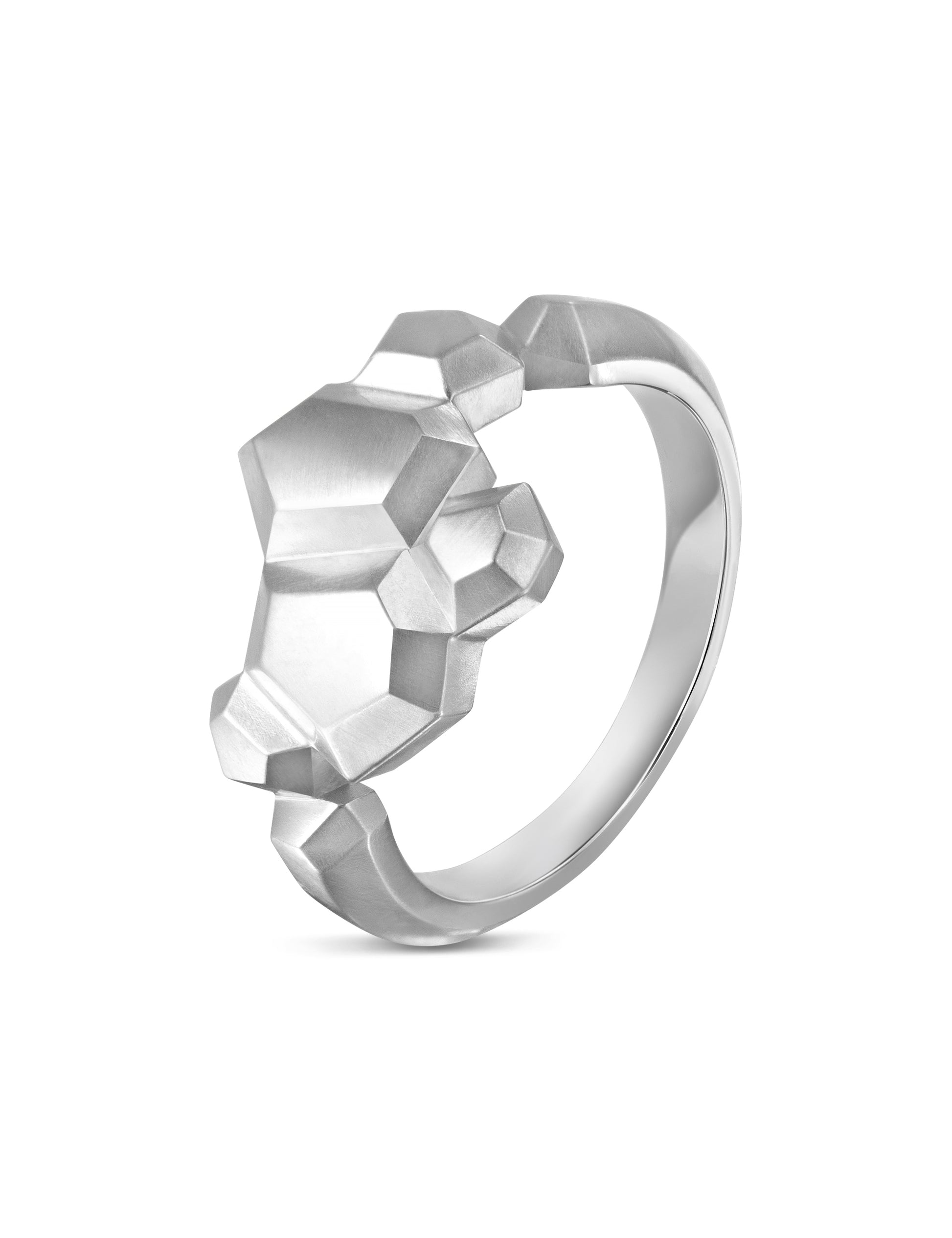 Bague Kryptonia - Or blanc