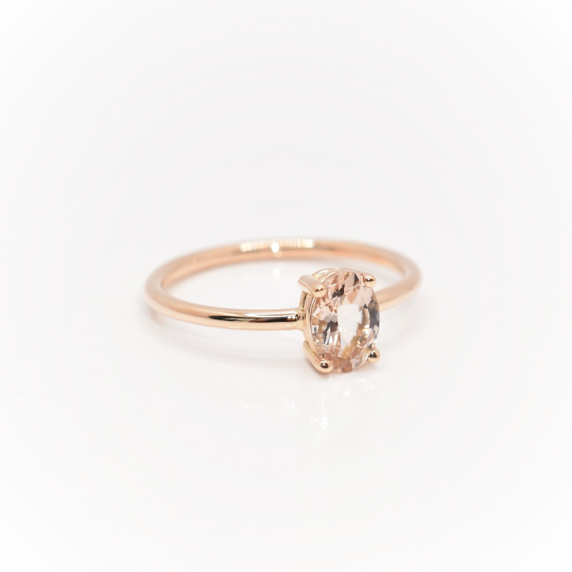 Bague Coquette - Morganite et or rose